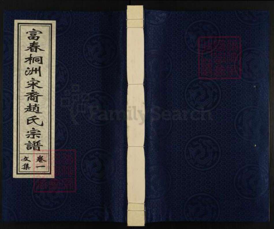 浙江省杭州市富阳新桐乡乡赵氏惇叙堂族谱-富春桐州宋裔赵氏宗谱.pdf电子版缩略图