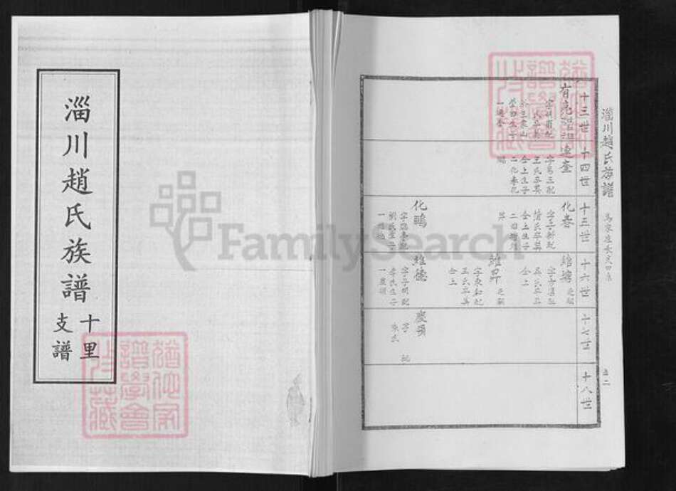 山东省淄博市淄川区赵氏族谱-淄川赵氏族谱.十里支谱.pdf电子版缩略图