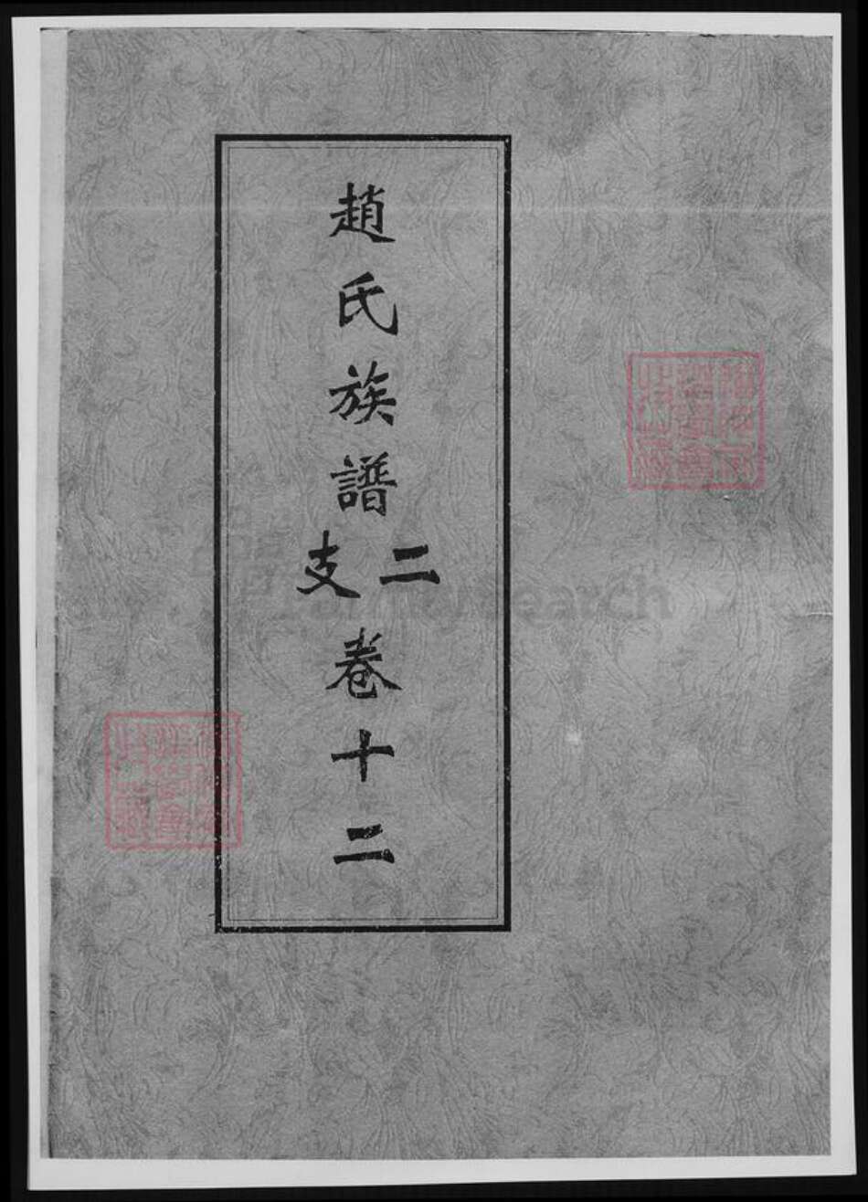 山东省枣庄市滕州市赵氏族谱-赵氏族谱二支.pdf电子版缩略图