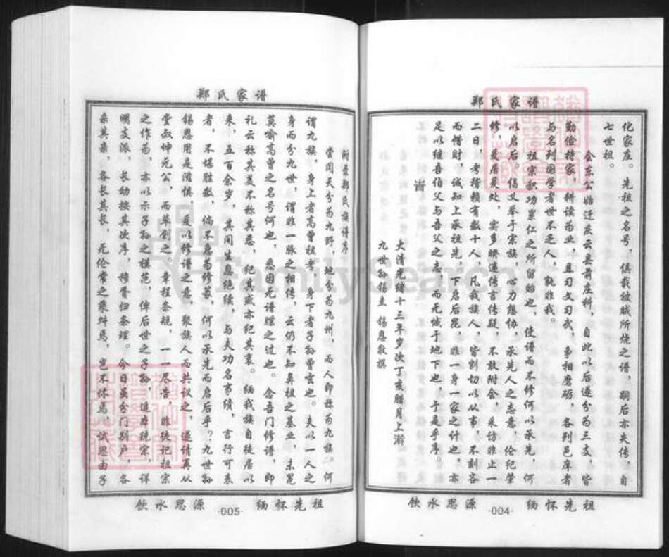 山东省德州市庆云县严务乡郑氏族谱-郑氏家谱.pdf电子版预览图4