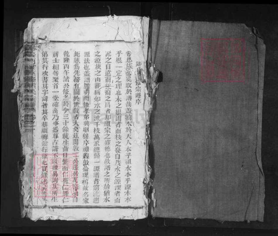 浙江省丽水市遂昌县郑氏族谱-嘉庆丙子年重修郑氏宗谱.pdf电子版预览图1