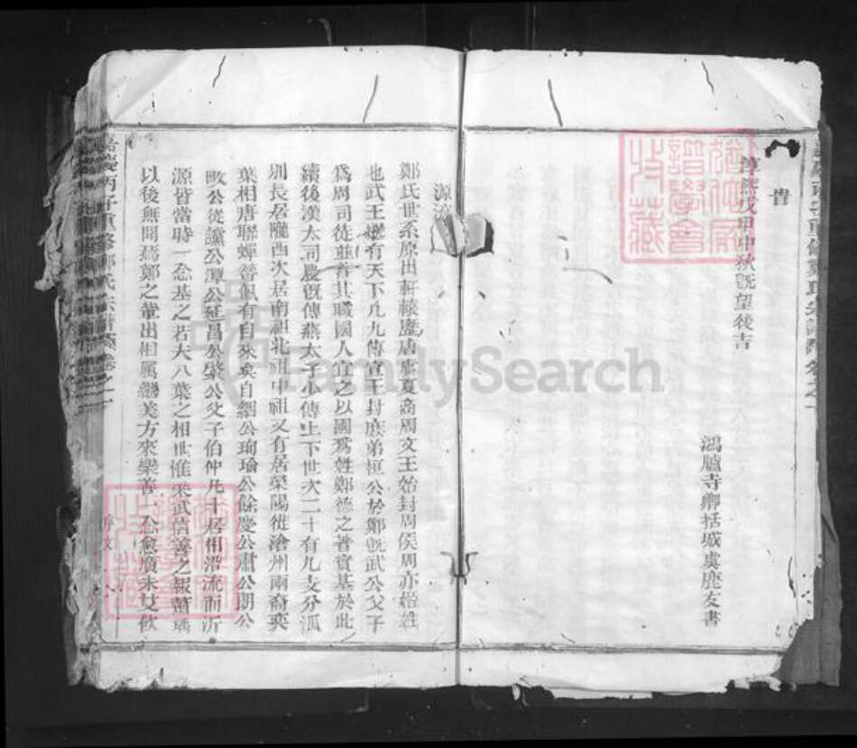 浙江省丽水市遂昌县郑氏族谱-嘉庆丙子年重修郑氏宗谱.pdf电子版预览图5