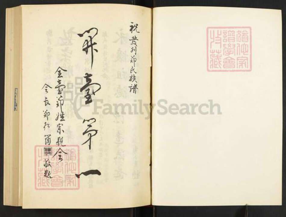 台湾新竹县竹北市郑氏族谱-郑氏大族谱.pdf电子版预览图1