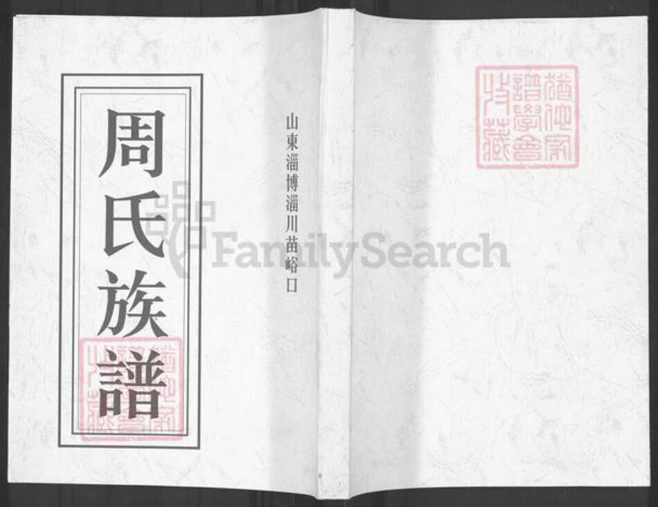 山东省淄博市淄川区周氏族谱-周氏族谱.pdf电子版缩略图