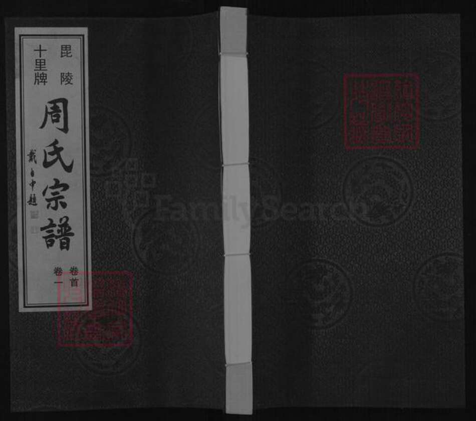 江苏省常州市武进县周氏集义堂族谱-毘陵十里牌周氏宗谱.pdf电子版缩略图