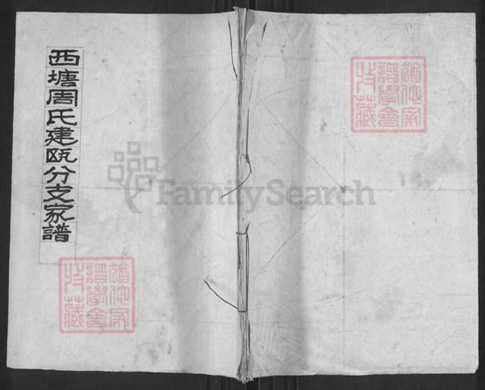 福建省南平市建瓯市周氏族谱-西塘周氏建瓯分支家谱.pdf电子版缩略图