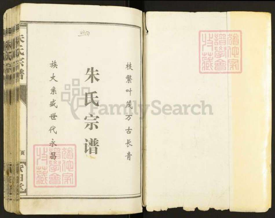 江苏省盐城市建湖县朱氏紫阳堂族谱-朱氏宗谱.东门第一、二支系.pdf电子版预览图1