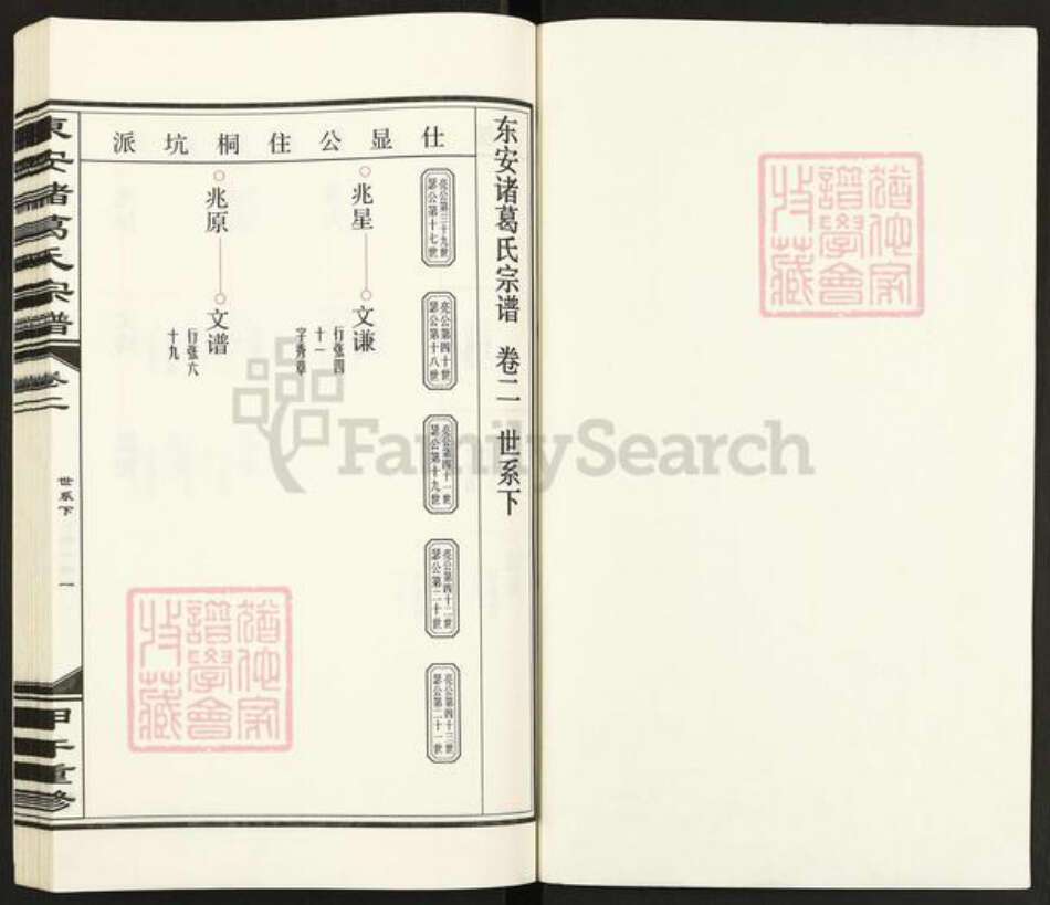 江苏省常州市武进县湟里镇诸葛氏族谱-东安诸葛氏宗谱.pdf电子版预览图1