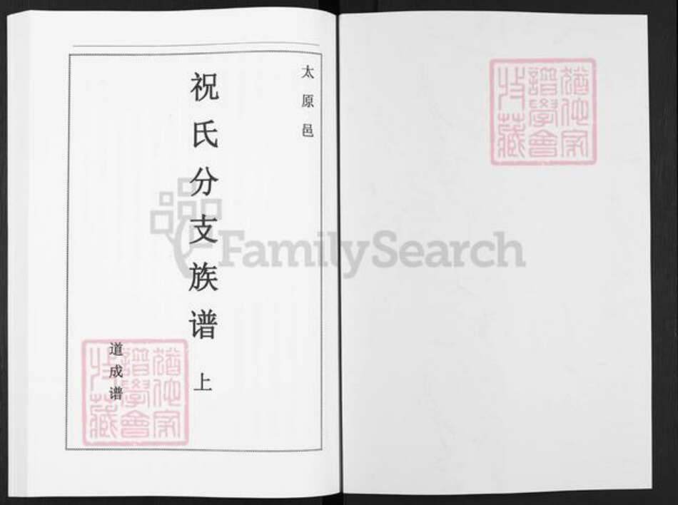 广东省云浮市云安区镇安镇祝氏太原堂族谱-祝氏分支族谱.道成谱.pdf电子版预览图1