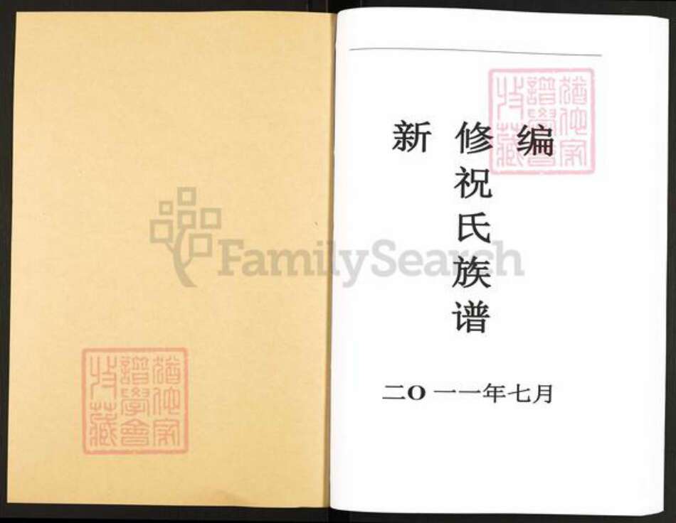 湖南省怀化市辰溪县辰阳镇祝氏怀星堂族谱-祝氏族谱.pdf电子版预览图1