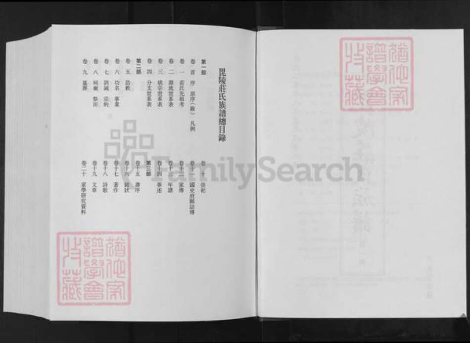 江苏省常州市武进县嘉泽镇庄氏济美堂族谱-毘陵庄氏族谱.pdf电子版预览图1