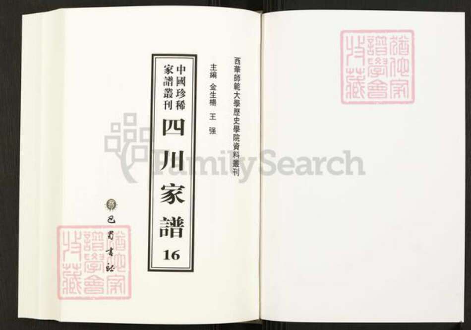 四川省四川省庄氏崇雅堂族谱-中国珍稀家谱丛刊.四川家谱.第16册.庄氏族谱.pdf电子版预览图1