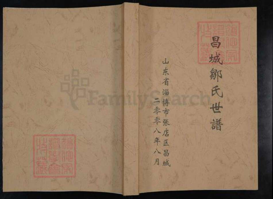 山东省淄博市张店区沣水镇邹氏族谱-昌城邹氏世谱.pdf电子版缩略图