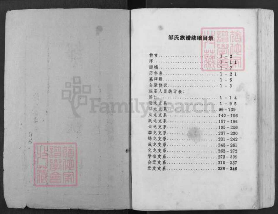 四川省宜宾市兴文县邹氏族谱-邹氏族谱.pdf电子版预览图1