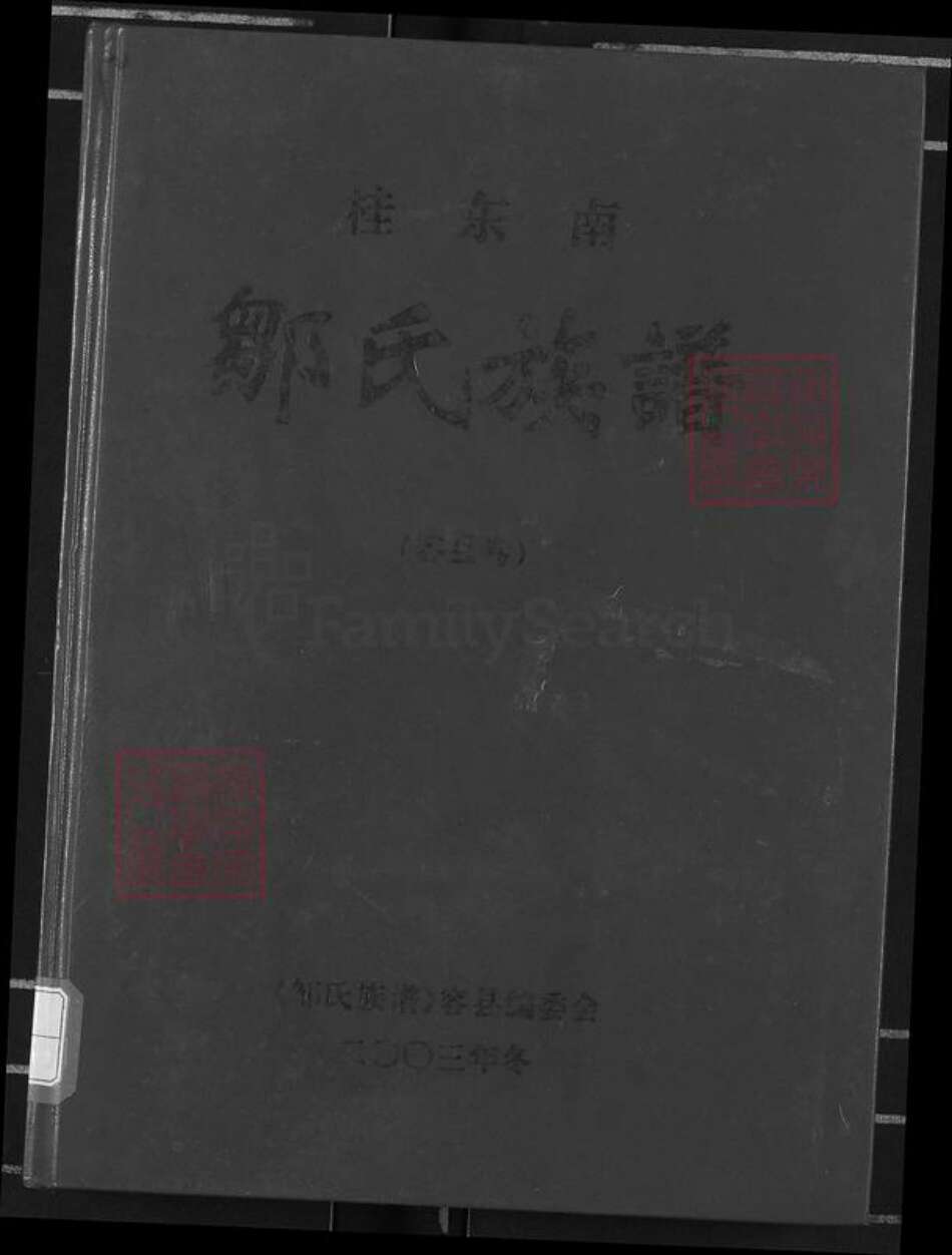 广西壮族自治区玉林容县石头镇邹氏族谱-桂东南邹氏族谱.pdf电子版缩略图