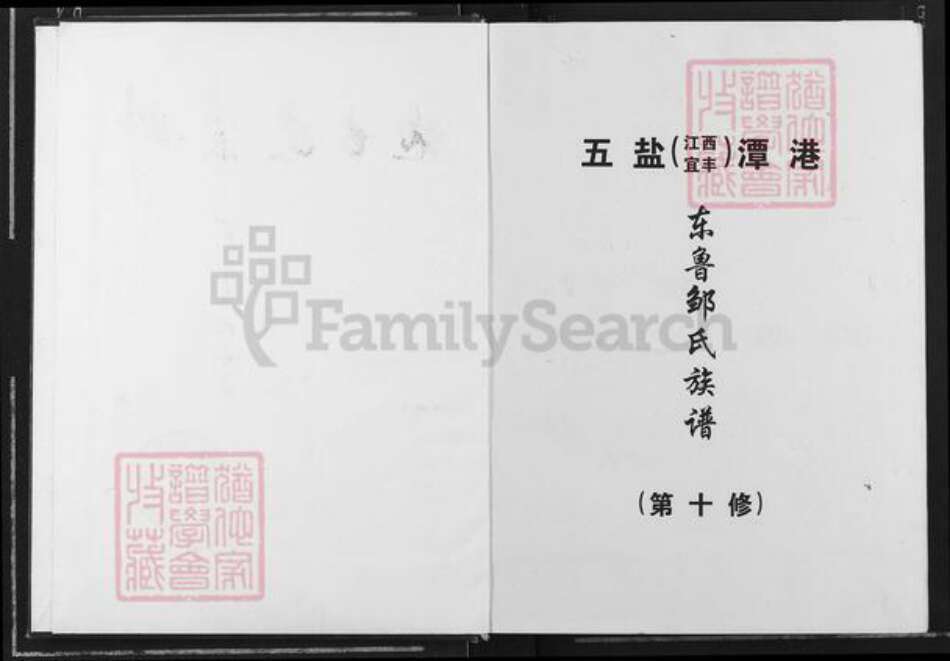 江西省宜春市宜丰县桥西乡邹氏清隐堂族谱-五盐(江西宜丰)潭港东鲁邹氏族谱.pdf电子版预览图2