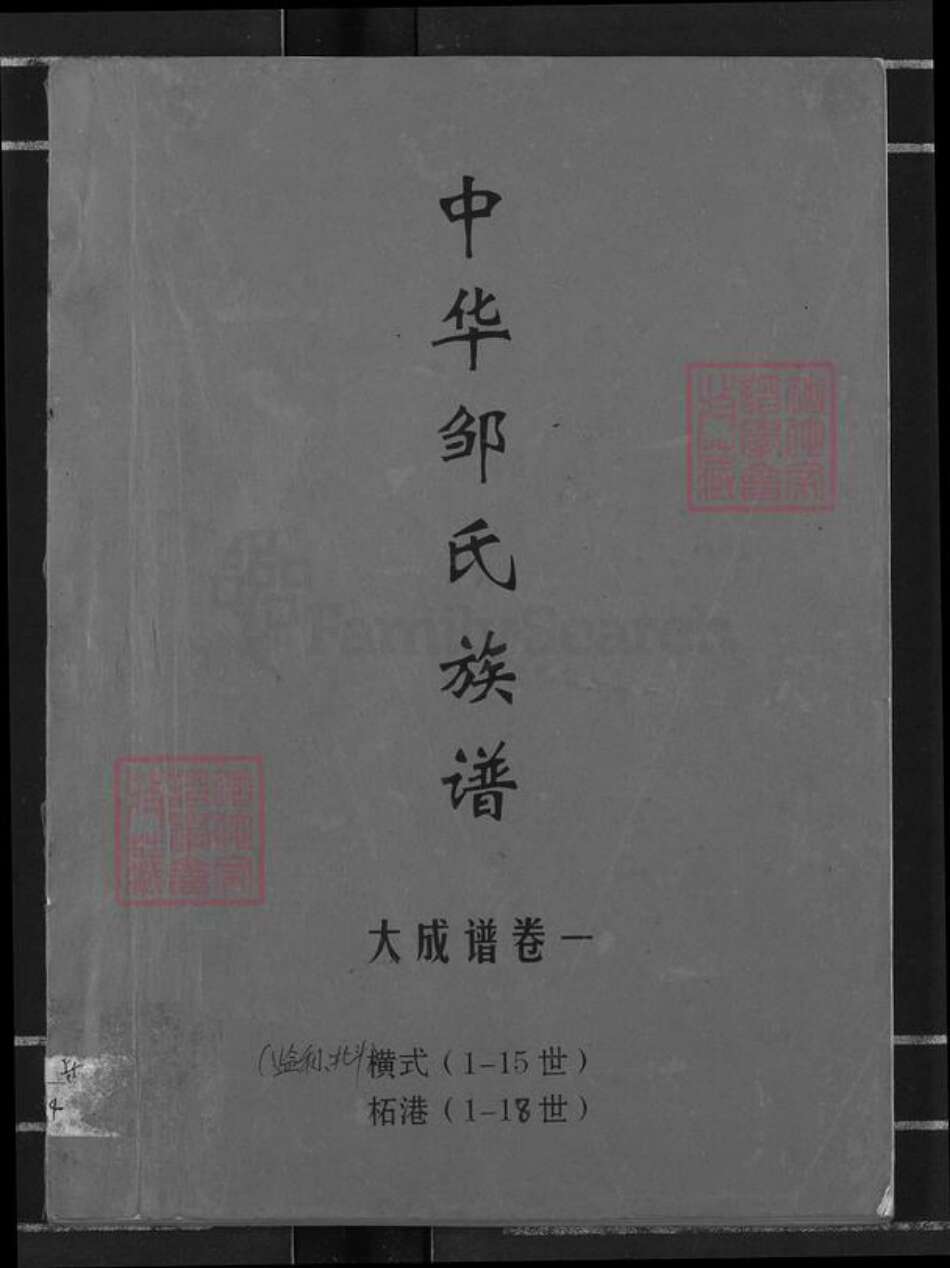 湖南省岳阳市邹氏族谱-中华邹氏族谱.pdf电子版缩略图