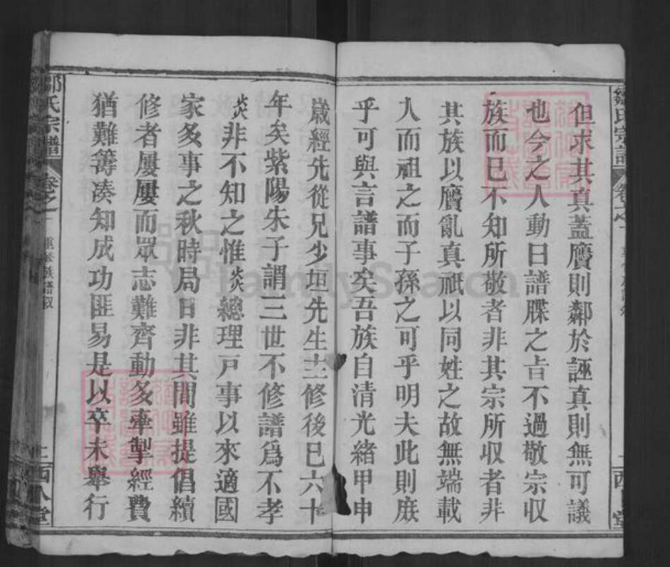 湖北省黄冈市麻城市邹氏西卜堂族谱-邹氏宗谱.pdf电子版预览图2