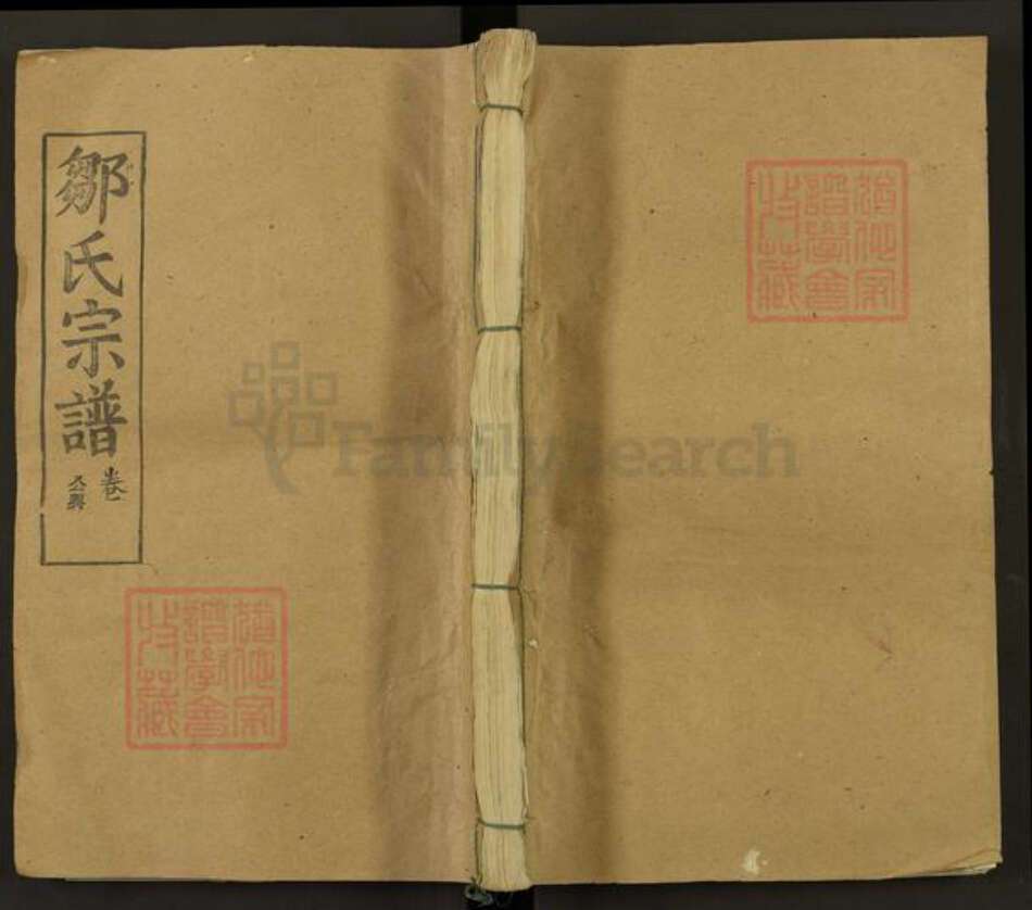 湖北省黄冈市麻城市邹氏孝思堂族谱-邹氏宗谱.pdf电子版缩略图