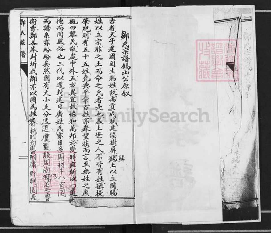 四川省邹氏族谱-邹氏族谱.pdf电子版预览图1