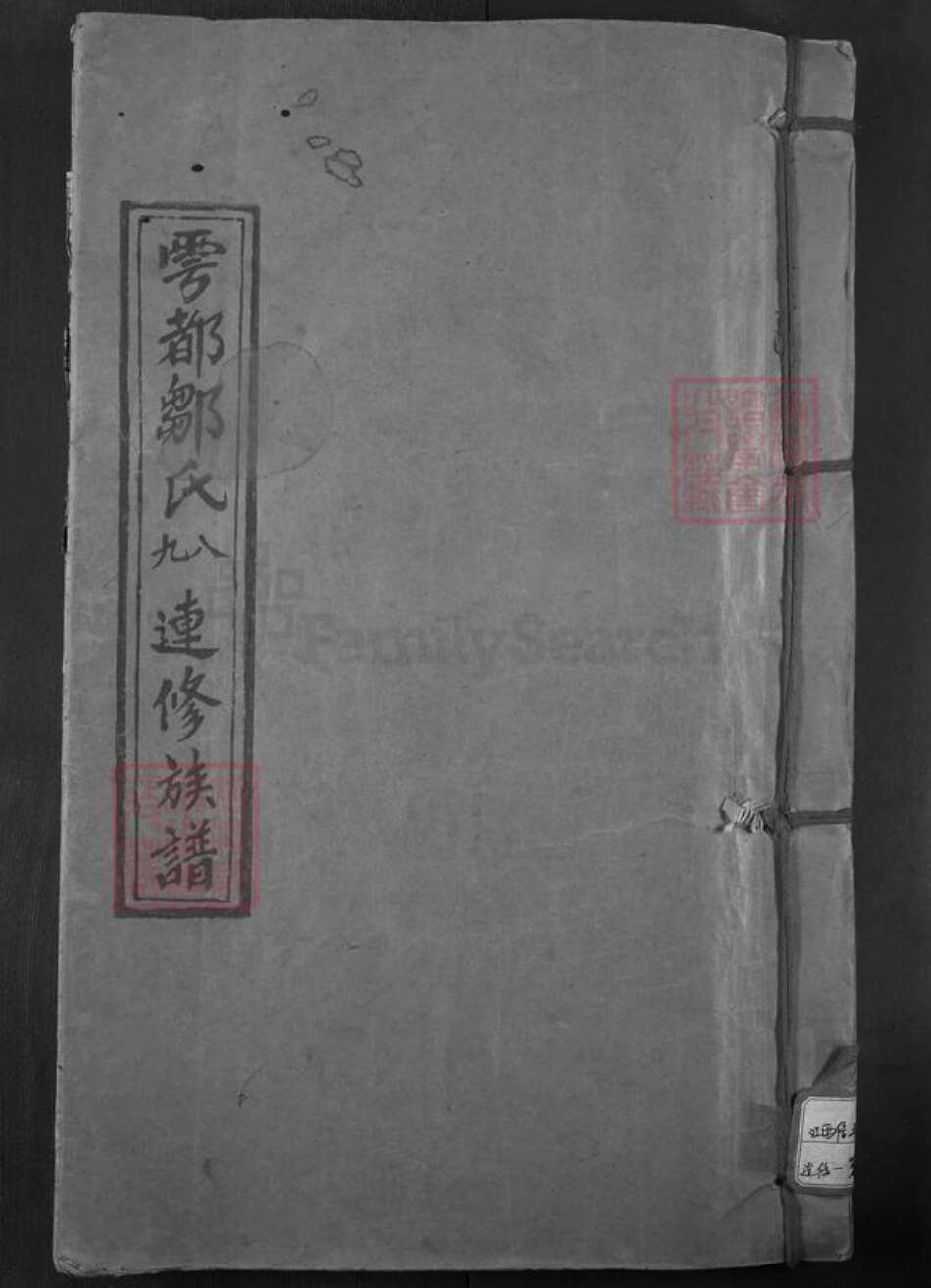 江西省赣州市于都县邹氏范阳堂族谱-雩都邹氏八九连修族谱.pdf电子版缩略图