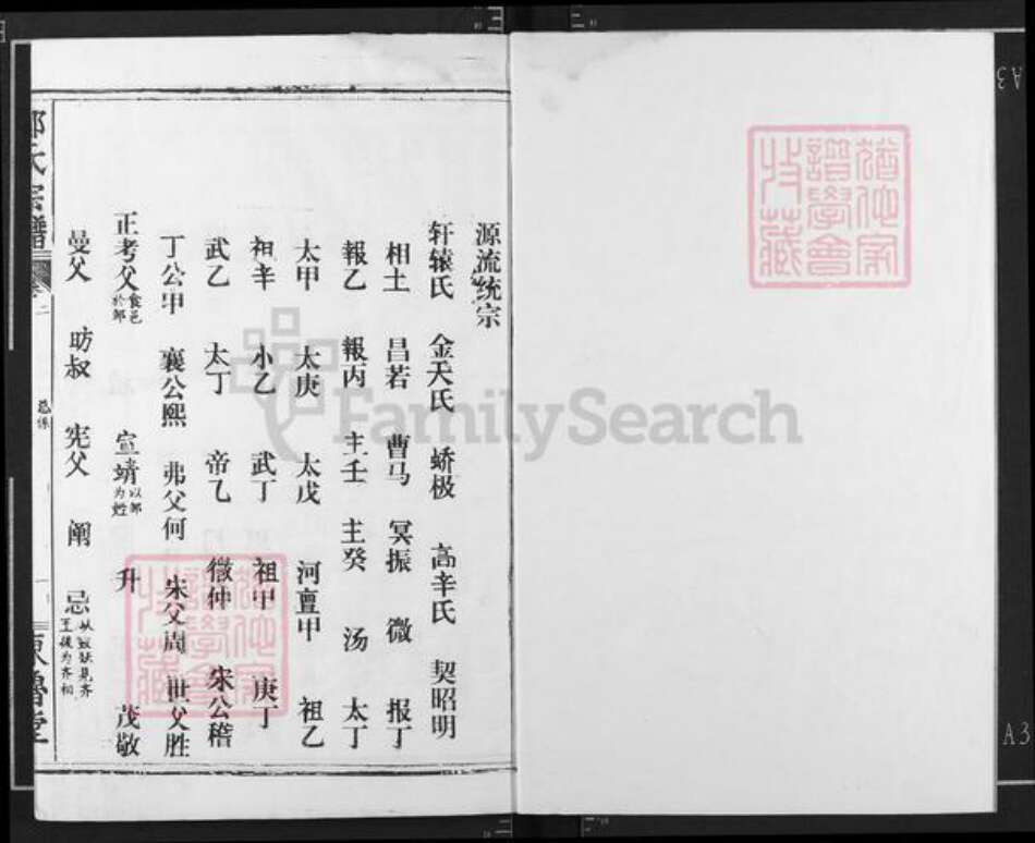 湖北省黄石市大冶市殷祖镇邹氏东鲁堂族谱-邹氏宗谱.pdf电子版预览图1