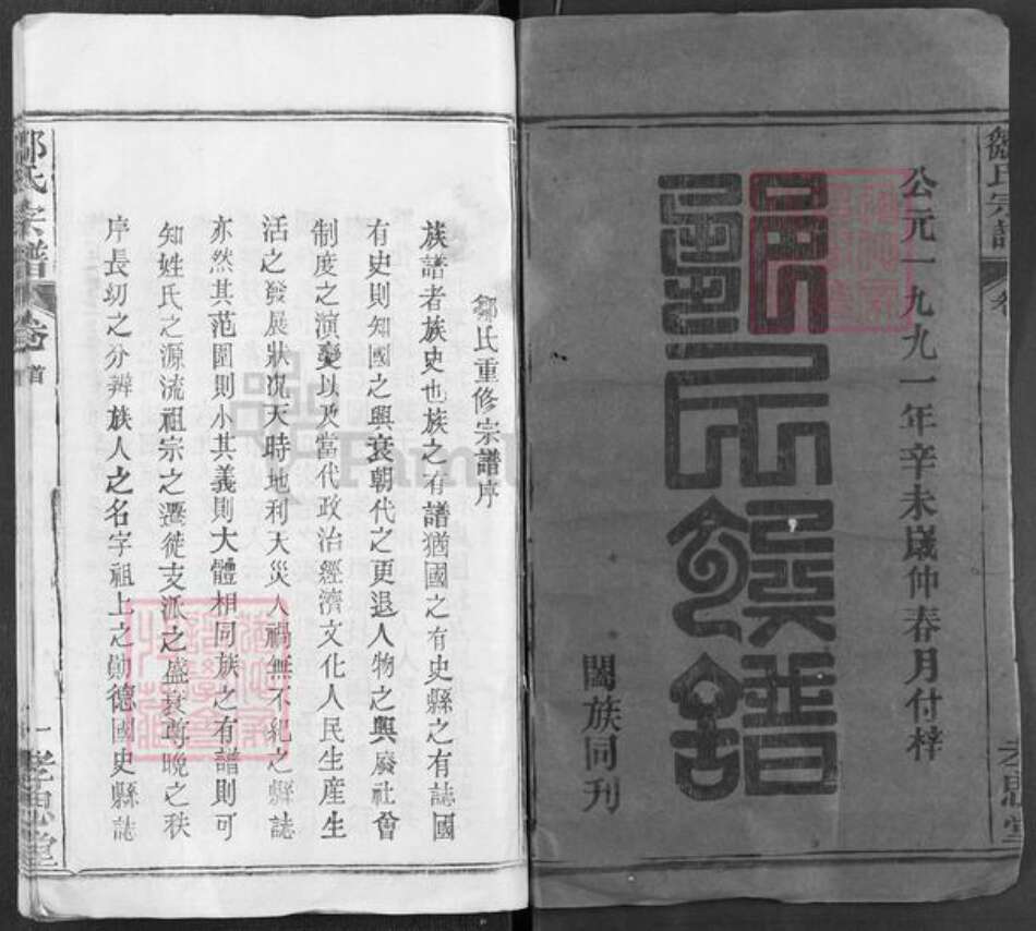 江西省宜春市樟树市邹氏孝思堂族谱-邹氏宗谱.pdf电子版预览图1