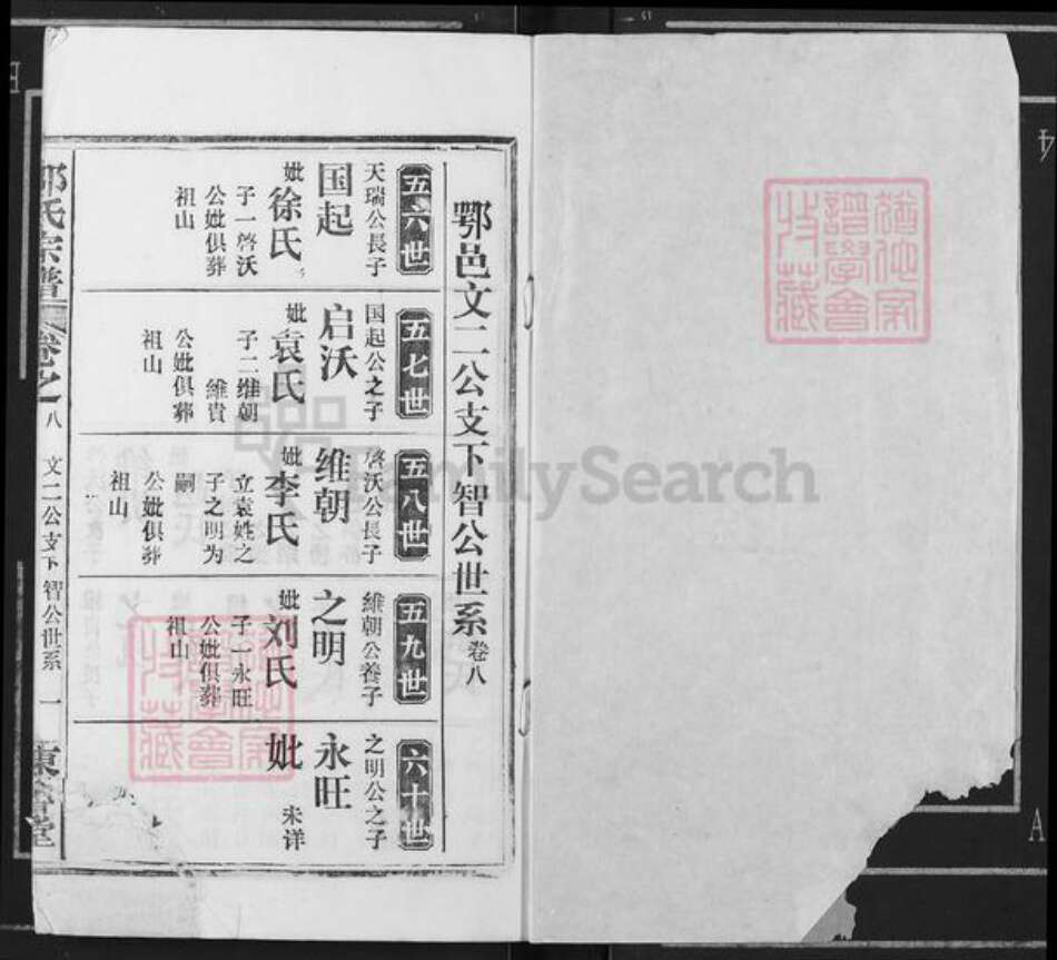 湖北省鄂州市邹氏东鲁堂族谱-邹氏宗谱.pdf电子版预览图1