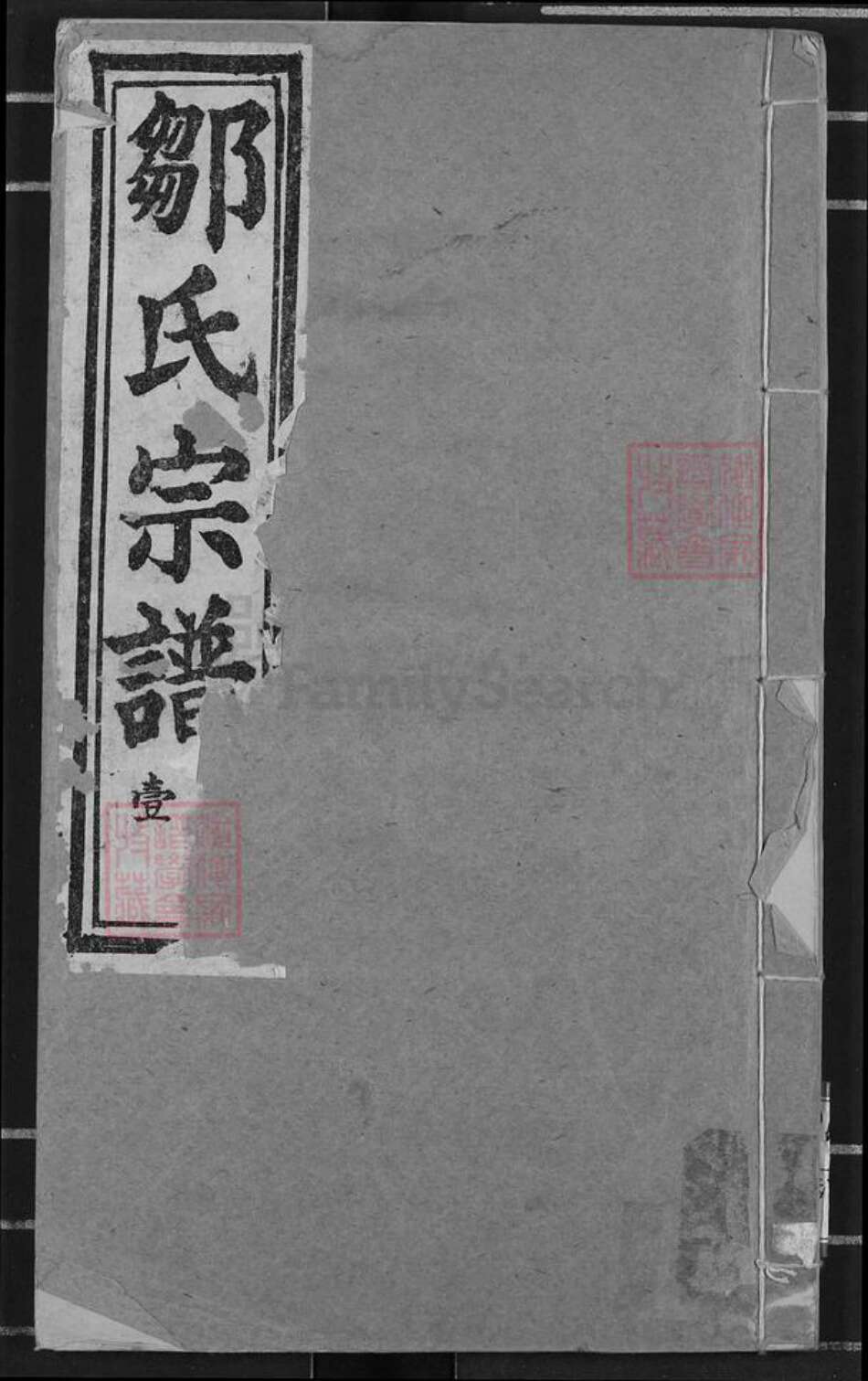 湖北省黄冈市罗田县邹氏务本堂族谱-邹氏宗谱.pdf电子版缩略图