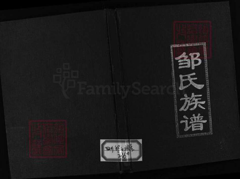 四川省成都市大邑县邹氏族谱-邹氏族谱 [不分卷].pdf电子版预览图1