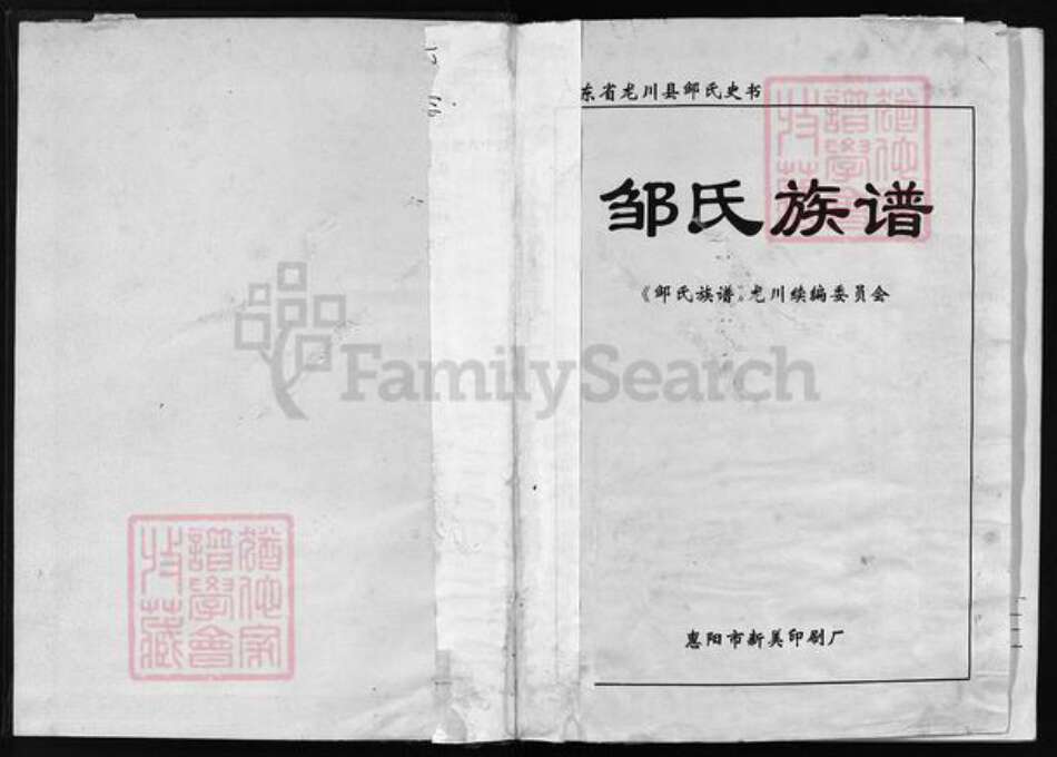 广东省河源市和平广东省河源市龙川县广东省惠州市惠阳区邹氏族谱-邹氏族谱 [13卷].pdf电子版预览图2