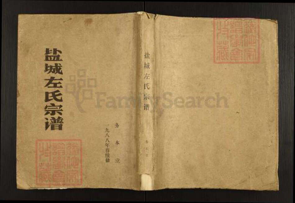 江苏省盐城市亭湖区左氏务本堂族谱-盐城左氏宗谱.pdf电子版缩略图