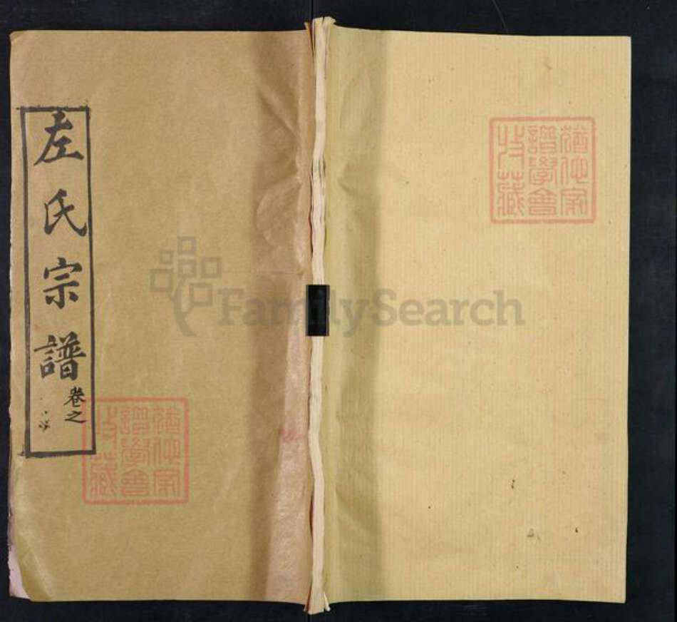 湖北省武汉市新洲区左氏三赋堂族谱-左氏宗谱.pdf电子版缩略图