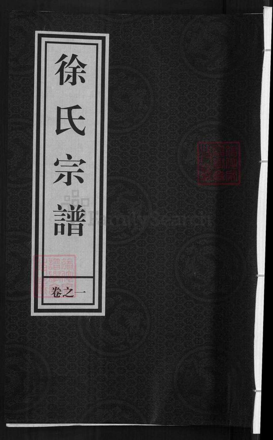 浙江省丽水市缙云县徐氏族谱-徐氏宗谱.pdf电子版缩略图