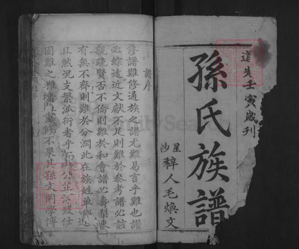 湖南省常德市孙氏乐安堂族谱-孙氏族谱.pdf电子版预览图1