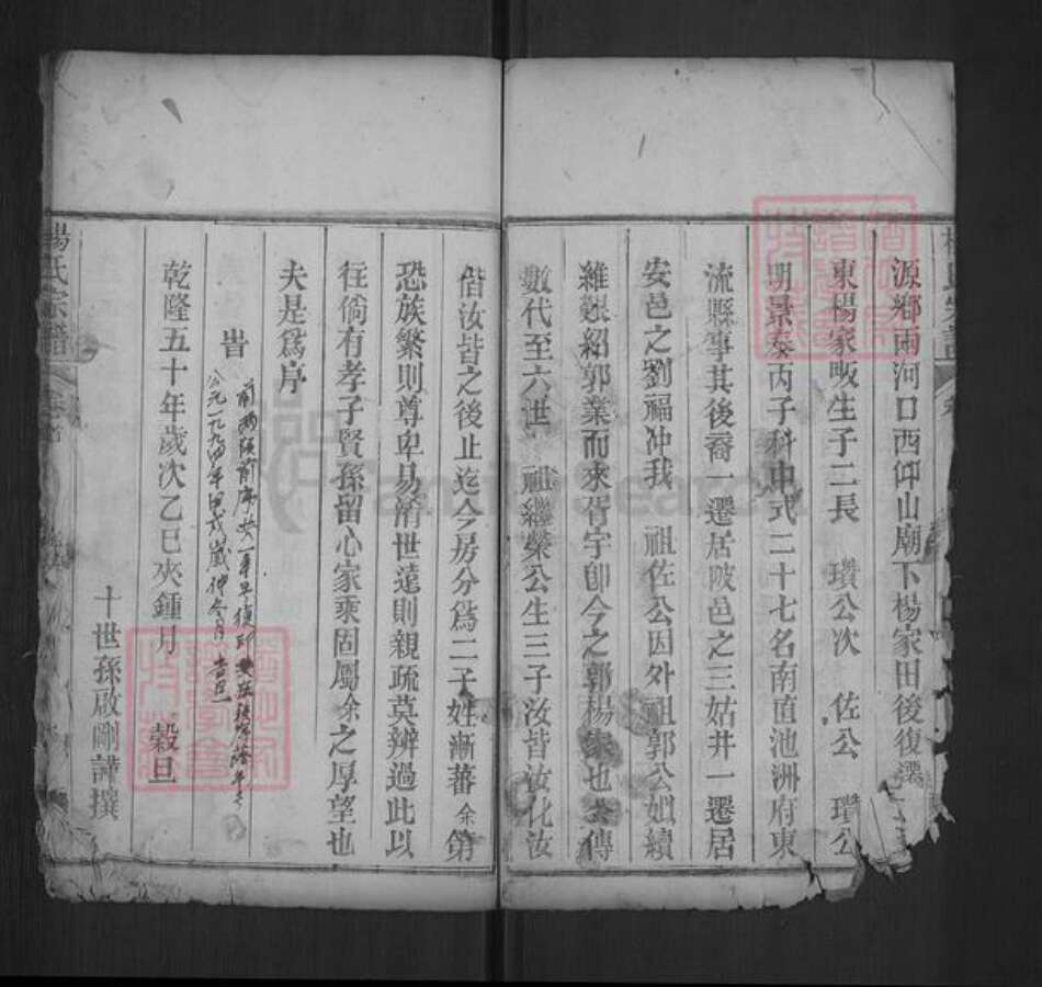 湖北省武汉市黄陂区六指街道杨氏乐善堂族谱-杨氏宗谱.pdf电子版预览图5