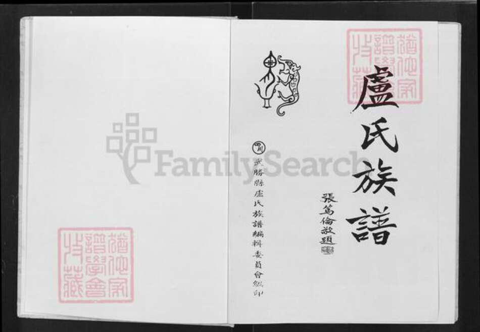 四川省广安市武胜县卢氏族谱-卢氏族谱.pdf电子版预览图1