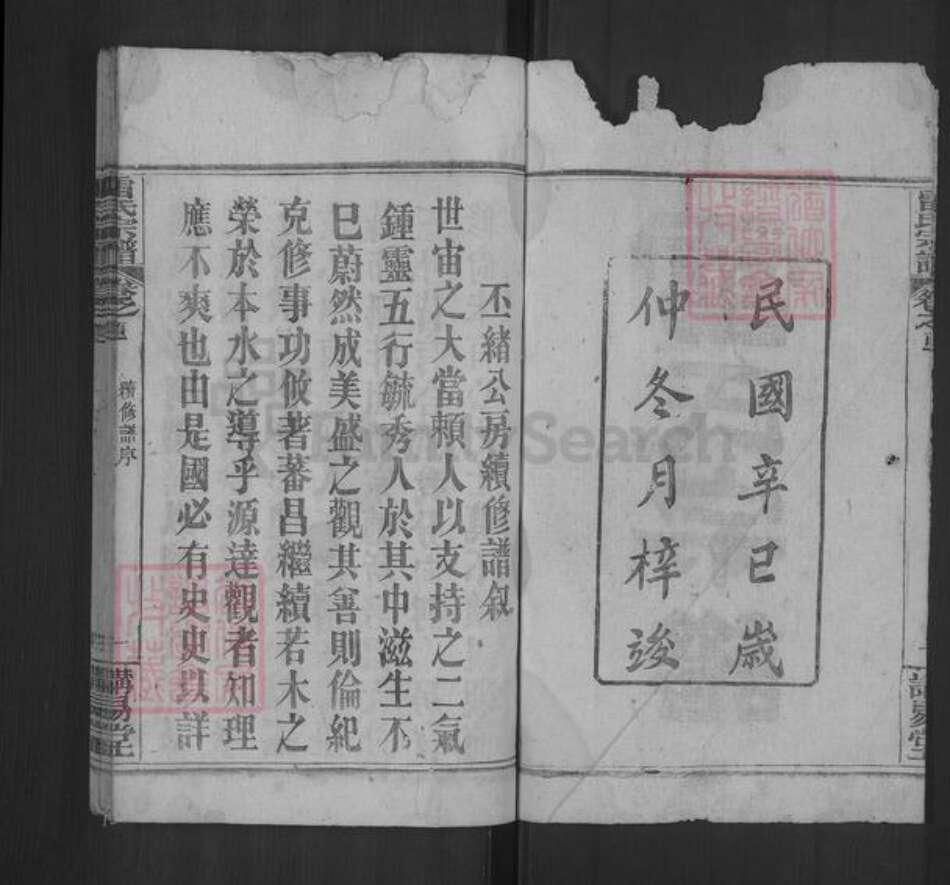 湖北省黄冈市黄州区雷氏讲易堂族谱-雷氏宗谱.pdf电子版预览图2