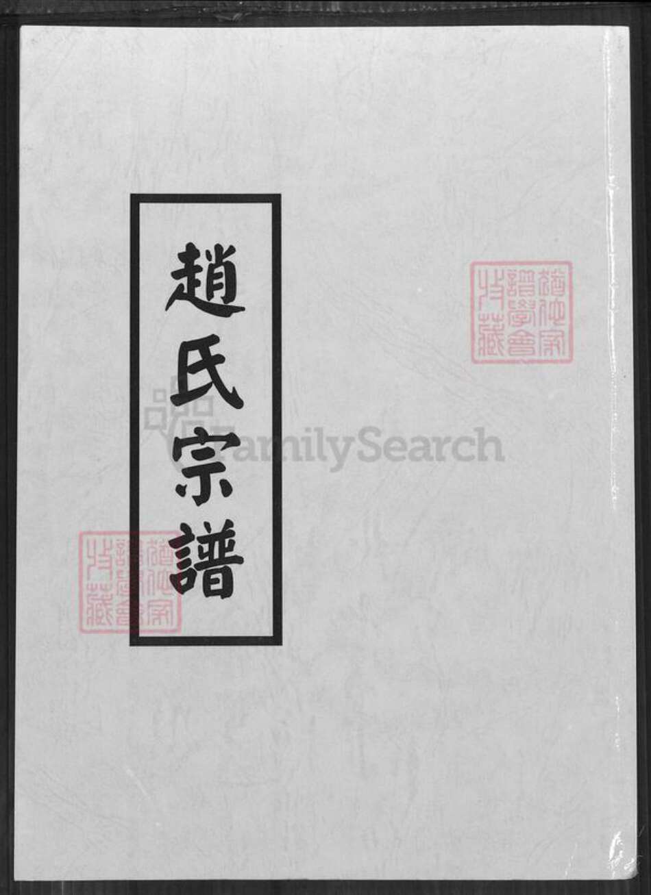 福建省泉州市赵氏族谱-赵氏宗谱.pdf电子版缩略图