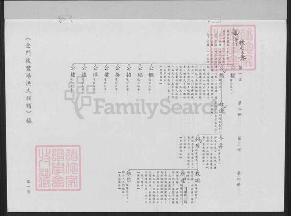 福建省泉州市金门县金城洪氏族谱-金门县金城镇后丰港洪氏族谱.pdf电子版预览图2