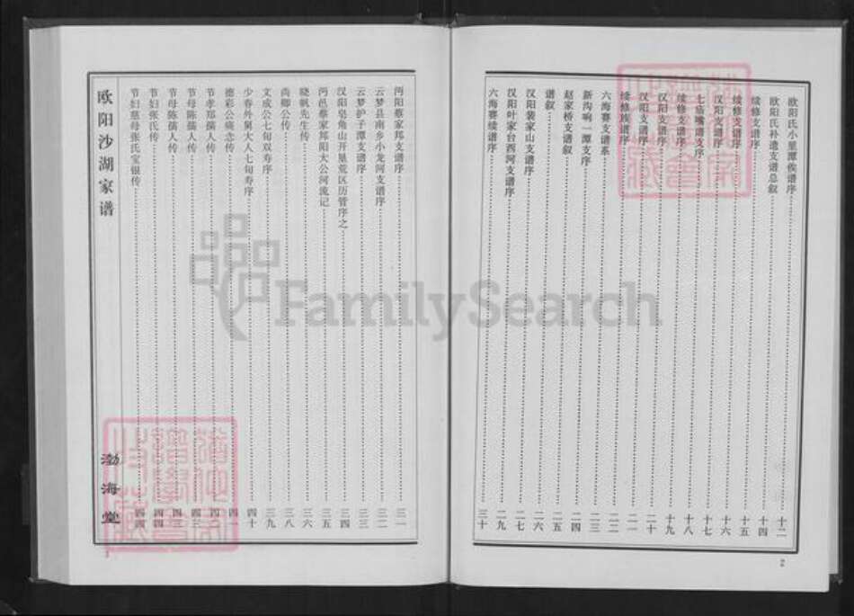 湖北省仙桃市沙湖镇欧阳氏渤海堂族谱-欧阳沙湖家谱.pdf电子版预览图4