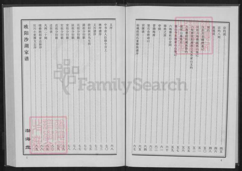 湖北省仙桃市沙湖镇欧阳氏渤海堂族谱-欧阳沙湖家谱.pdf电子版预览图5