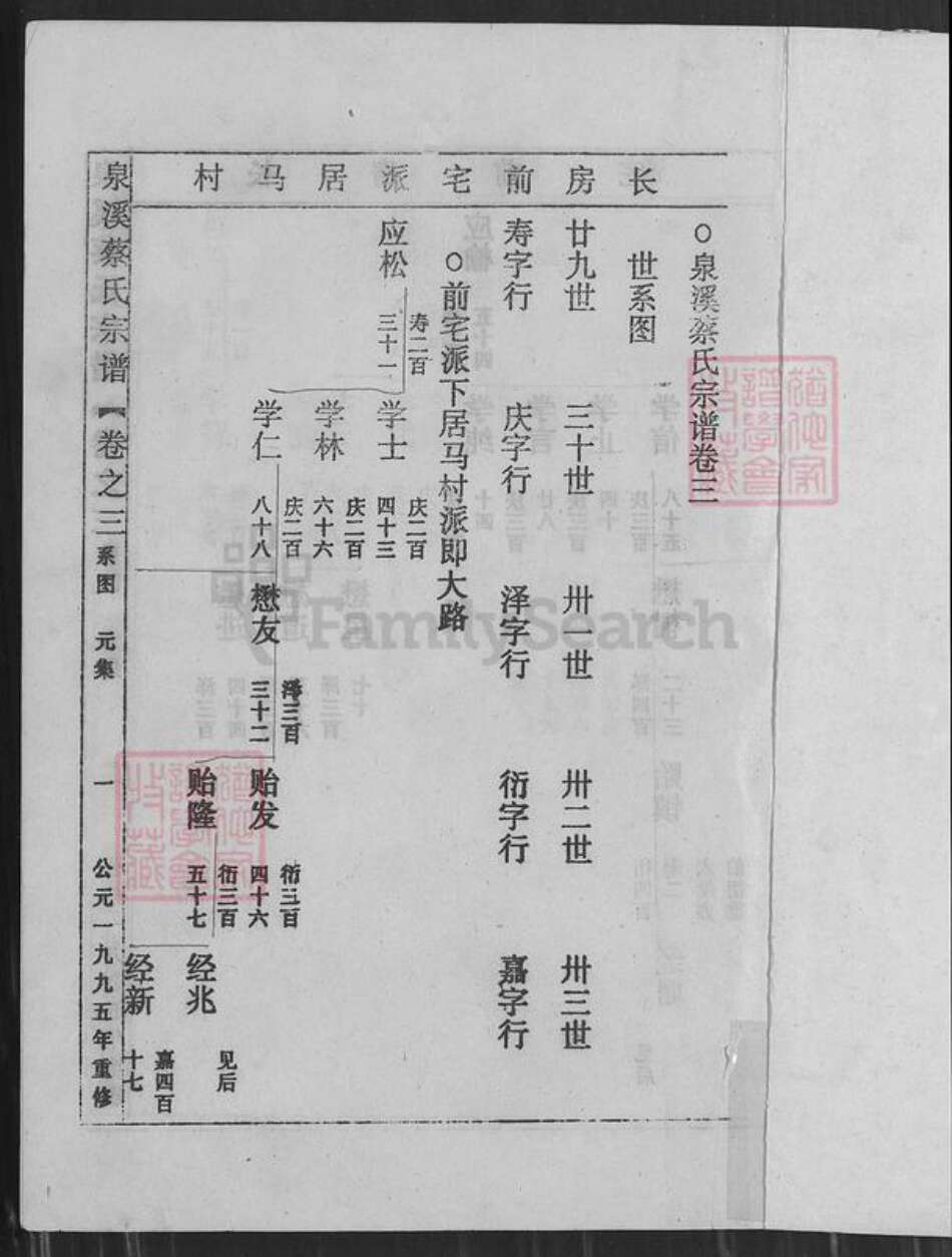 浙江省金华市武义县浙江省金华市武义县泉溪镇蔡氏族谱-泉溪蔡氏宗谱.pdf电子版预览图1
