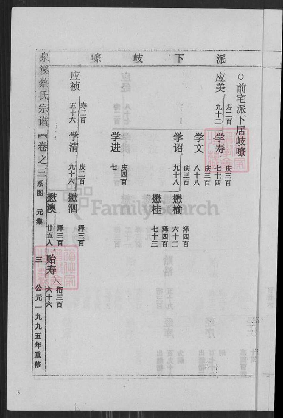 浙江省金华市武义县浙江省金华市武义县泉溪镇蔡氏族谱-泉溪蔡氏宗谱.pdf电子版预览图4