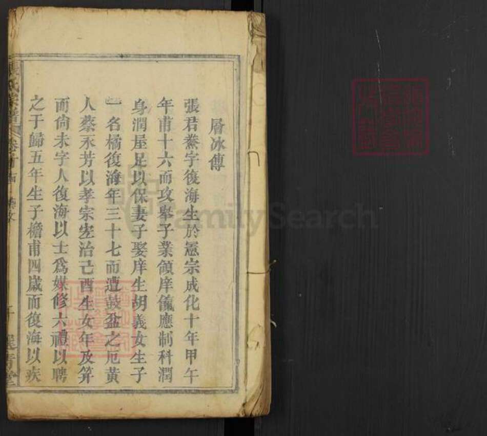 湖北省黄冈市罗田县张氏族谱-张氏宗谱.pdf电子版预览图1