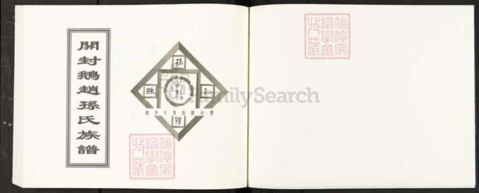 河南省开封市开封孙；孙氏族谱-开封鹅赵孙氏族谱.pdf电子版预览图1