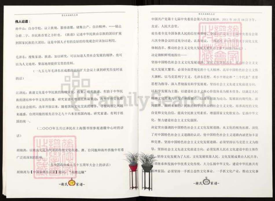 重庆市巫溪县重庆市大足区万古镇谢；谢氏族谱-谢氏家谱.重庆市巫溪县片区郁英公后裔支谱.pdf电子版预览图5