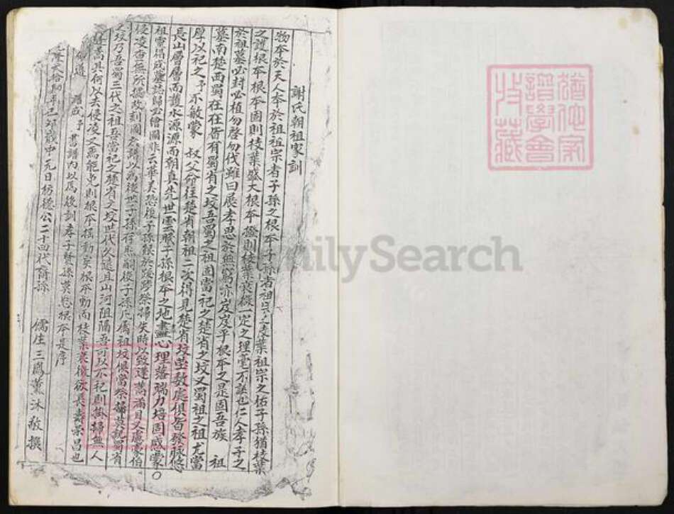 四川省成都市大邑县重庆市万州区重庆市合川区谢氏族谱-谢氏家谱之谢枋得后裔和公字派.pdf电子版预览图2