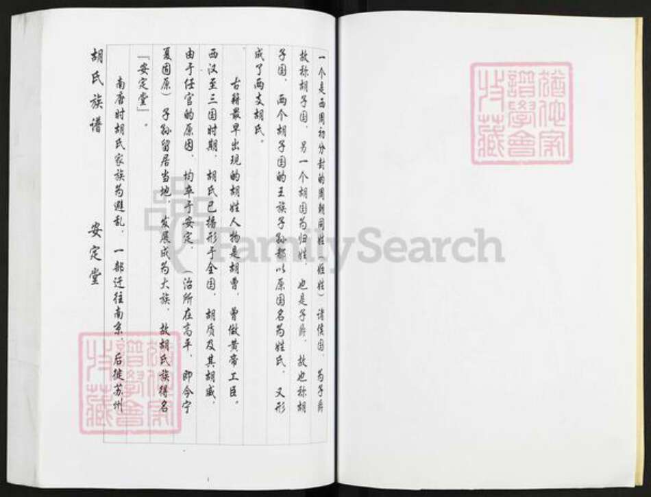 江苏省盐城市亭湖区胡氏安定堂族谱-胡氏家谱.pdf电子版预览图2