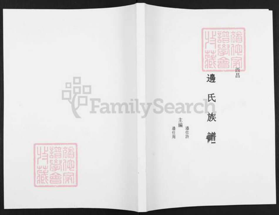 四川省攀枝花市四川省凉山彜族自治州西昌市边；边氏族谱-边氏族谱.pdf电子版缩略图